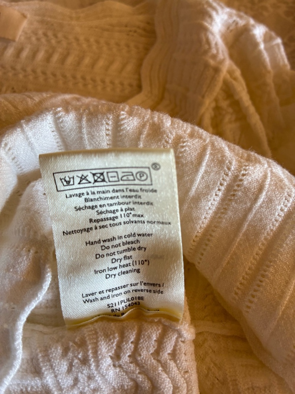 Sézane Ronnie Jumper Sweater in Ecru / White Size Small - Picture 10 of 10